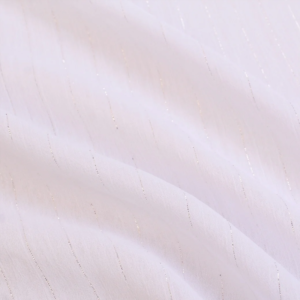 Chiffon Zari-Hijab - White
