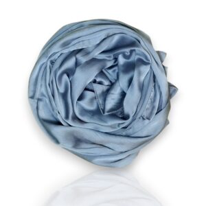 Crinkle Silk Hijab - Cool Grey