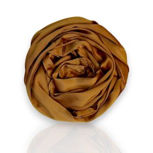 Crinkle Silk Hijab - Golden