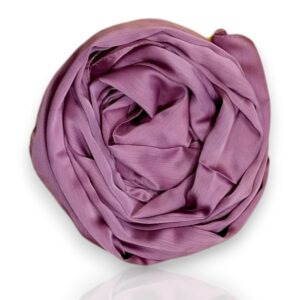 Crinkle Silk Hijab - Mauve Pink